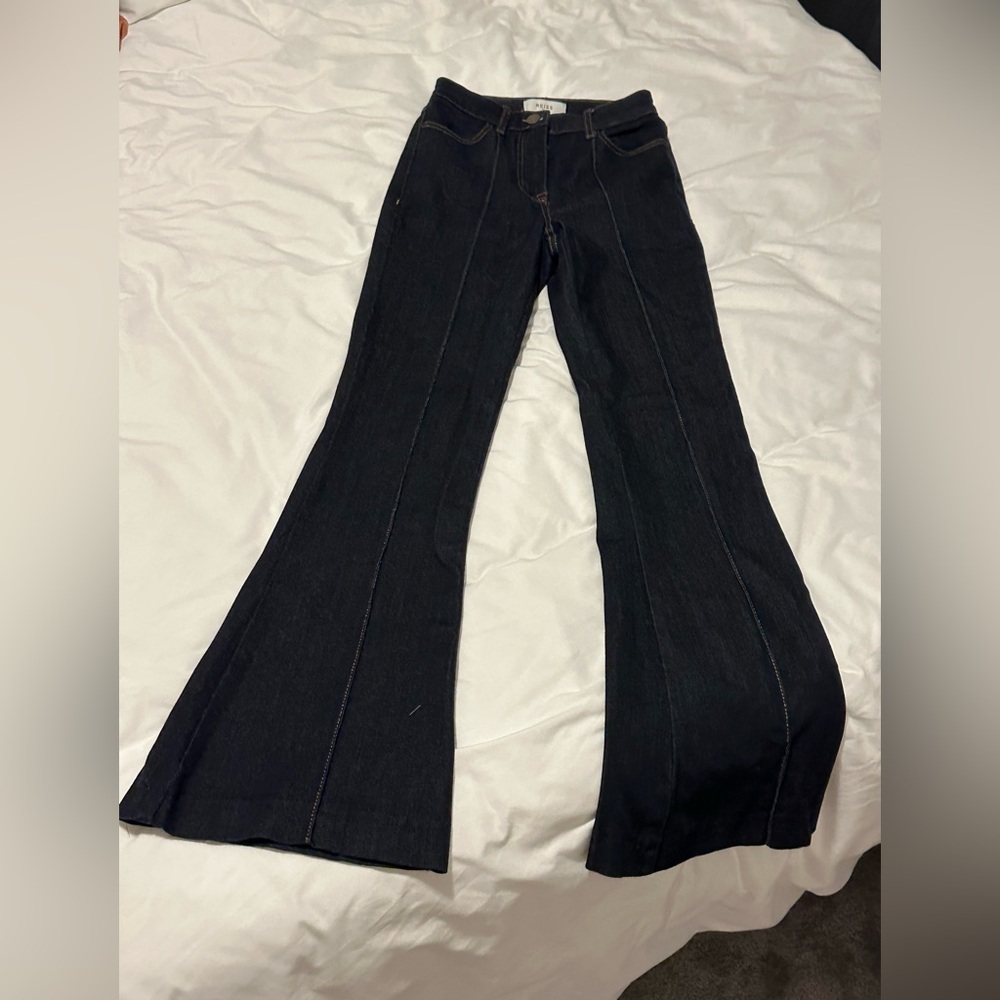 Women's Dark Navy Flared Jeans